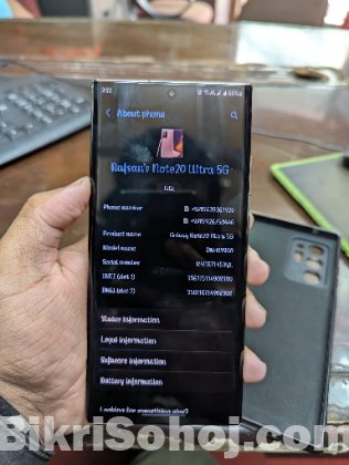 Samsung Galaxy Note 20 Ultra 5G 12/256gb
